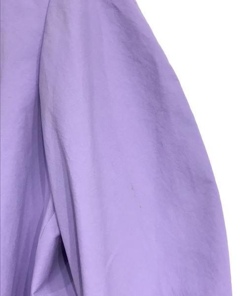 ENFOLD（エンフォルド）ENFOLD (エンフォルド) PEタイプライターバックギャザーチュニックシャツ パープル サイズ:38の古着・服飾アイテム