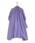 ENFOLD (エンフォルド) PEタイプライターバックギャザーチュニックシャツ パープル サイズ:38：6000円