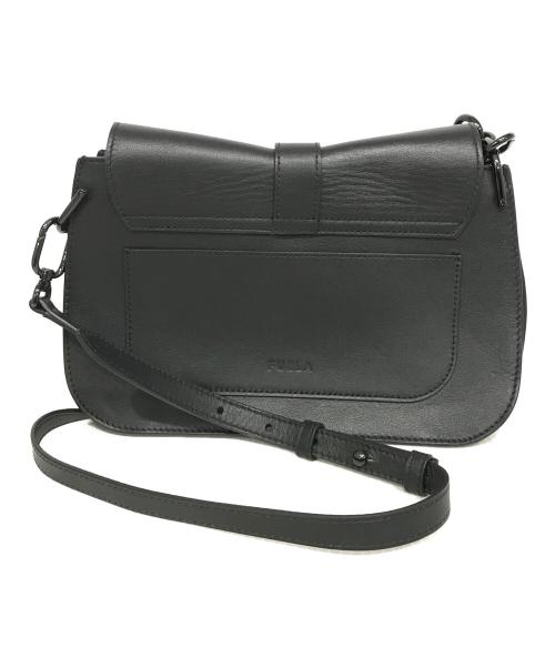 FURLA（フルラ）FURLA (フルラ) フロー ミニ トップハンドル バッグ ブラックの古着・服飾アイテム