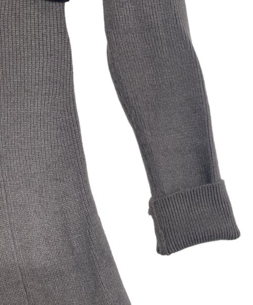 Resexxy（リゼクシー）Resexxy (リゼクシー) コルセットデザインニットワンピース グレー サイズ:Fの古着・服飾アイテム