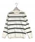 BRIEFING（ブリーフィング）の古着「STRIPE CREW NECK KNIT」｜ホワイト