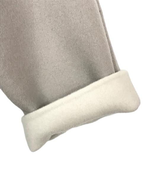 ADORE（アドーア）ADORE (アドーア) カシミヤ混ウール 2TONEリバー コート グレー サイズ:36の古着・服飾アイテム