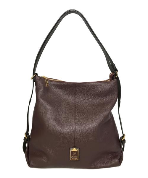 HER SCHEDULE（ハースケジュール）Her Schedule (ハースケジュール) ショルダーバッグにもリュックにもなる2wayレザーバッグ ブラウンの古着・服飾アイテム