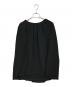 ANAYI（アナイ）の古着「ノースリーブギャザーブラウス」｜ブラック