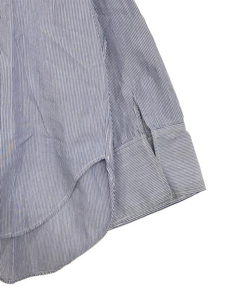 CLANE（クラネ）CLANE (クラネ) ROUND SLIT BELL SLEEVE SHIRT ブルー サイズ:2の古着・服飾アイテム