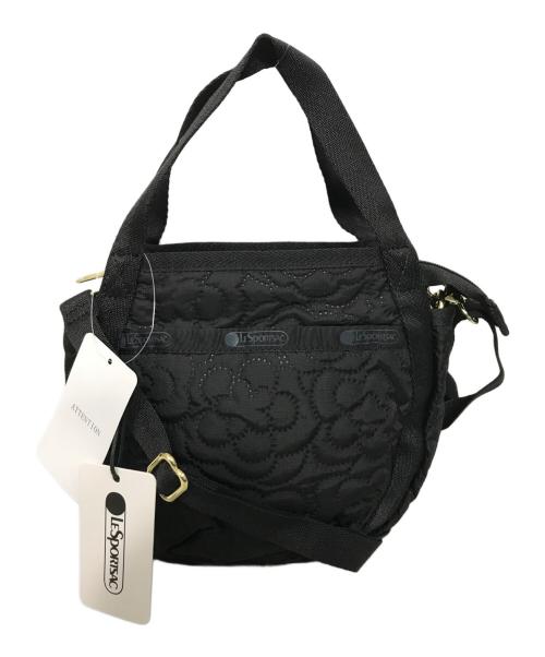 LeSportsac（レスポートサック）LeSportsac (レスポートサック) SMALL JENNI パフィーブロッサムズ ブラックの古着・服飾アイテム