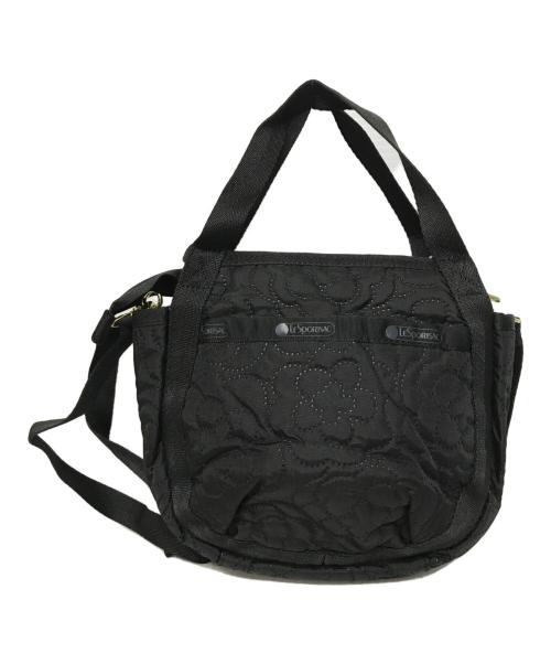 LeSportsac（レスポートサック）LeSportsac (レスポートサック) SMALL JENNI パフィーブロッサムズ ブラックの古着・服飾アイテム