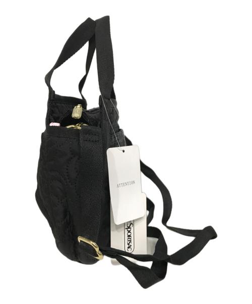 LeSportsac（レスポートサック）LeSportsac (レスポートサック) SMALL JENNI パフィーブロッサムズ ブラックの古着・服飾アイテム