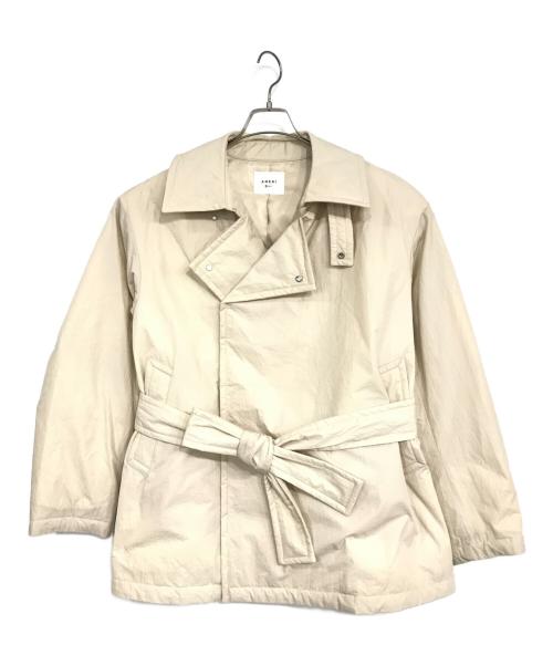 Ameri（アメリ）AMERI (アメリ) LADY OVER ECO DOWN COAT ベージュ サイズ:Sの古着・服飾アイテム