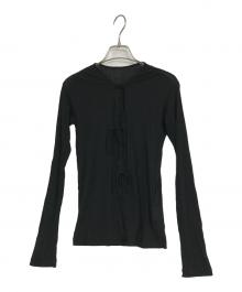 Ernie Palo（アーニーパロ）の古着「シアーリブカーディガン」｜ブラック