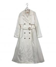 Resexxy（リゼクシー）の古着「シアープリーツトレンチコート」｜ホワイト