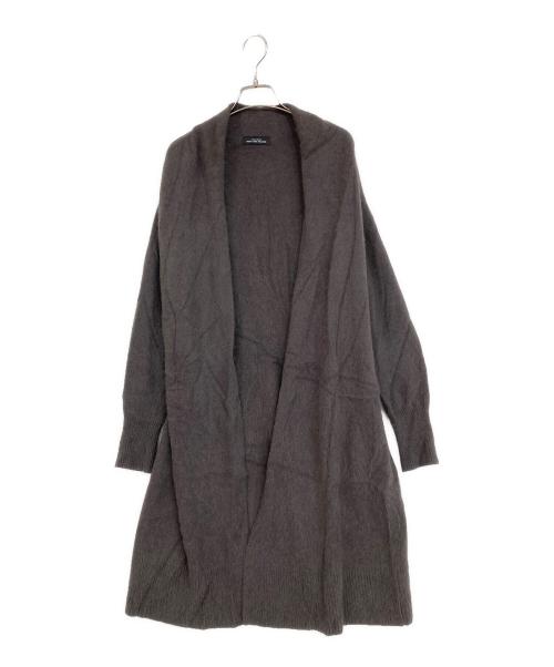 green label relaxing（グリーンレーベルリラクシング）green label relaxing (グリーンレーベルリラクシング) FOXブレンド ミドル カーディガン グレー サイズ:表記無しの古着・服飾アイテム