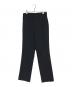 SOEJU（ソージュ）の古着「ウールライクセンタープレスパンツ」｜ネイビー