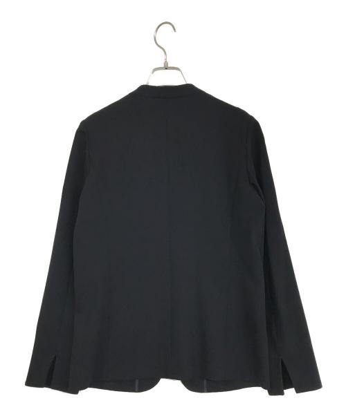 SOEJU（ソージュ）SOEJU (ソージュ) ウールライクノーカラージャケット ネイビー サイズ:Mの古着・服飾アイテム