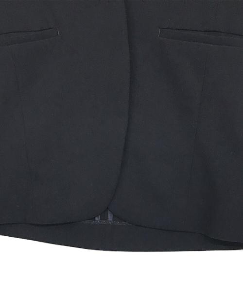 SOEJU（ソージュ）SOEJU (ソージュ) ウールライクノーカラージャケット ネイビー サイズ:Mの古着・服飾アイテム