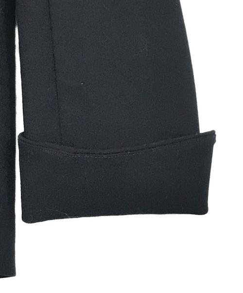 SOEJU（ソージュ）SOEJU (ソージュ) ウールライクノーカラージャケット ネイビー サイズ:Mの古着・服飾アイテム