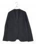 SOEJU（ソージュ）の古着「ウールライクノーカラージャケット」｜ネイビー