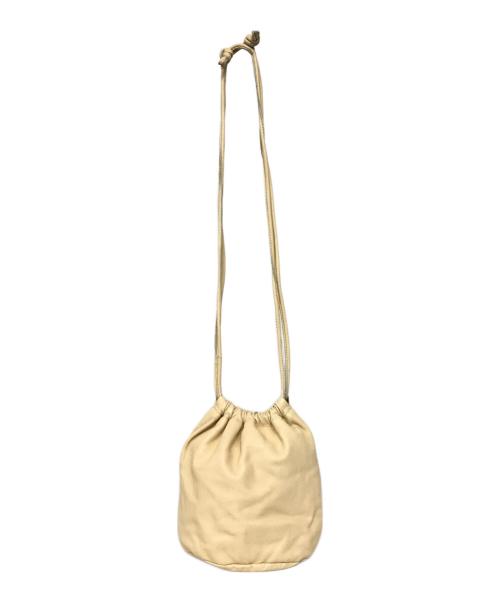 Ayakawasaki（アヤカワサキ）ayakawasaki (アヤカワサキ) drawstring bag ベージュの古着・服飾アイテム