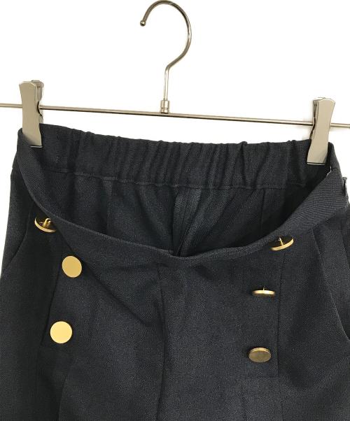 SHIPS any（シップスエニィ）SHIPS any (シップスエニィ) ウールライク フロント ボタン ロング パンツ ネイビー サイズ:Sの古着・服飾アイテム