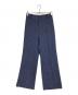 LAUTRE AMONT（ロートレアモン）の古着「サマーツイードワイドストレートパンツ」｜ネイビー