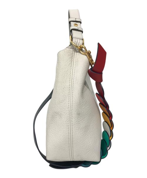 ANYA HINDMARCH（アニヤ・ハインドマーチ）ANYA HINDMARCH (アニヤハインドマーチ) ビルドアバッグ アイボリーの古着・服飾アイテム