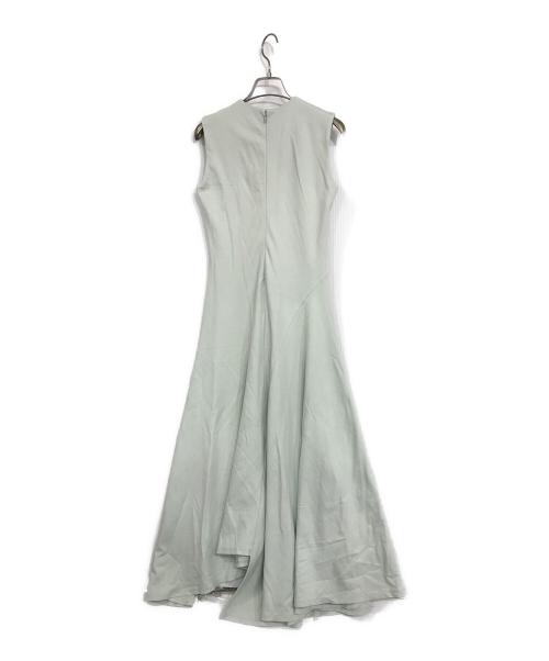 anuans（アニュアンス）anuans (アニュアンス) アシメヘムVネックカットワンピース ミントグリーン サイズ:Sの古着・服飾アイテム