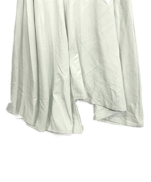 anuans（アニュアンス）anuans (アニュアンス) アシメヘムVネックカットワンピース ミントグリーン サイズ:Sの古着・服飾アイテム