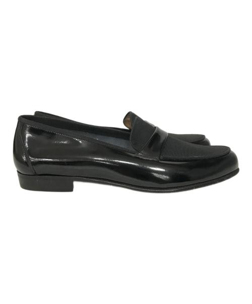 Salvatore Ferragamo（サルヴァトーレ フェラガモ）Salvatore Ferragamo (サルヴァトーレ フェラガモ) 切替オペラパンプス ブラック サイズ:８EEの古着・服飾アイテム