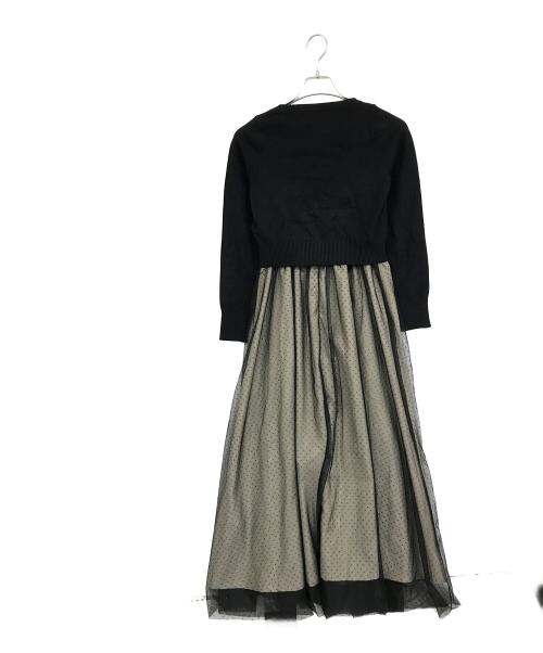Resexxy（リゼクシー）Resexxy (リゼクシー) カーデセットチュールワンピース ブラック サイズ:FREEの古着・服飾アイテム