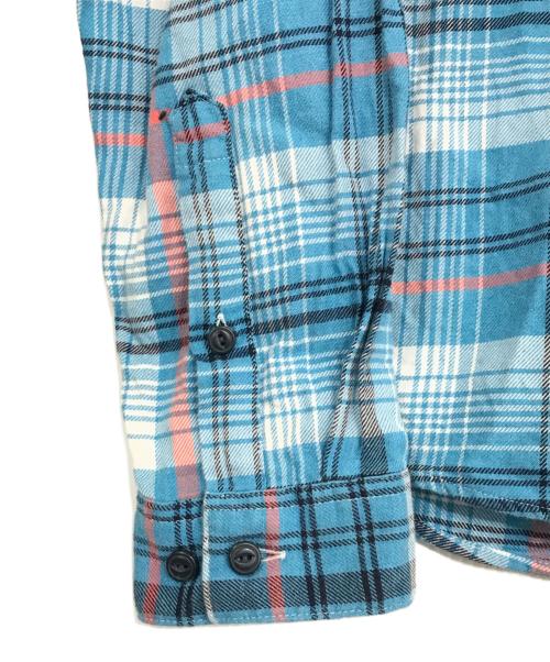 Patagonia（パタゴニア）Patagonia (パタゴニア) ライトウェイト・フィヨルド・フランネル・シャツ ブルー サイズ:Sの古着・服飾アイテム