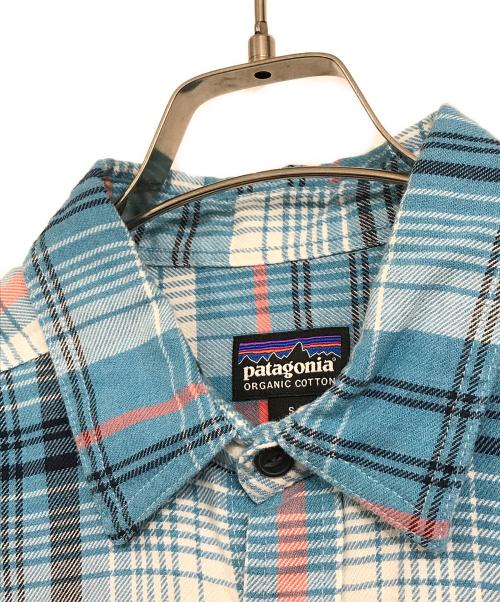 Patagonia（パタゴニア）Patagonia (パタゴニア) ライトウェイト・フィヨルド・フランネル・シャツ ブルー サイズ:Sの古着・服飾アイテム