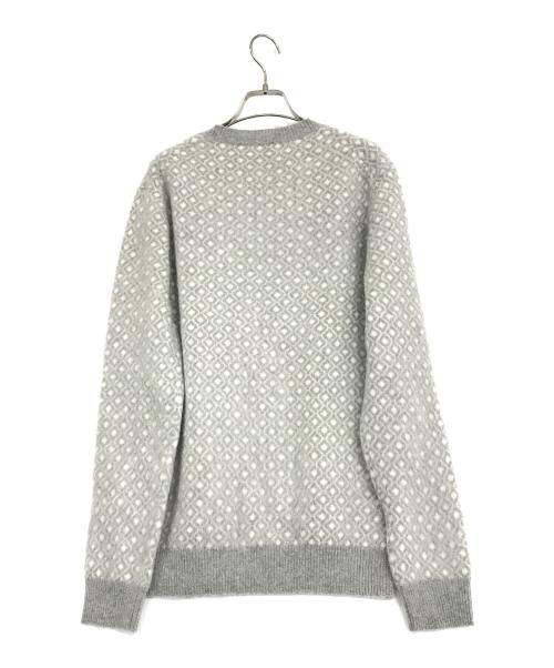 Altea（アルテア）Altea (アルテア) 柄ニット グレー サイズ:SIZE Mの古着・服飾アイテム