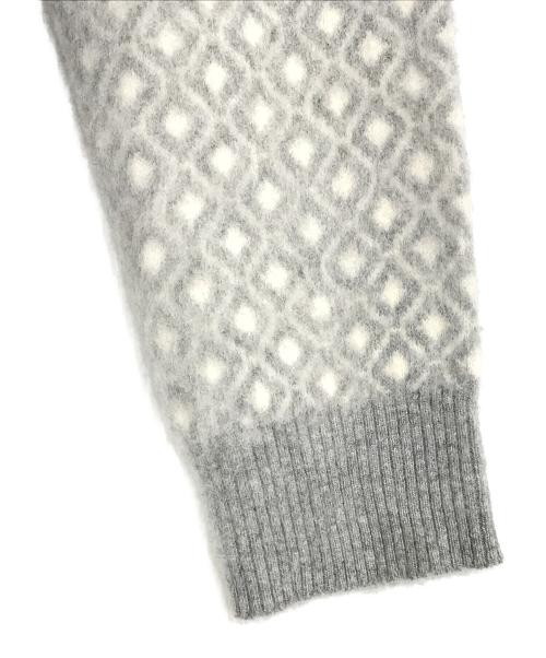 Altea（アルテア）Altea (アルテア) 柄ニット グレー サイズ:SIZE Mの古着・服飾アイテム