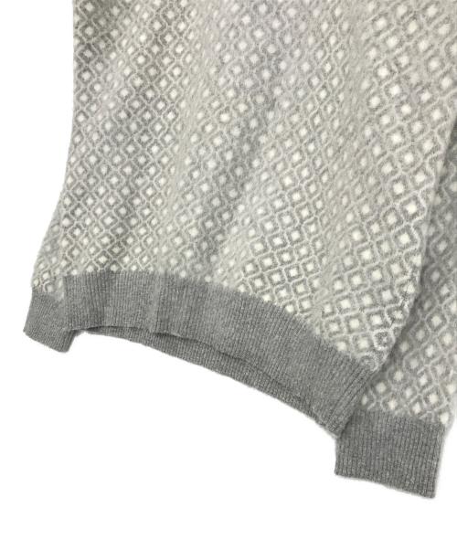 Altea（アルテア）Altea (アルテア) 柄ニット グレー サイズ:SIZE Mの古着・服飾アイテム
