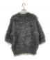 BEAUTY&YOUTH (ビューティーアンドユース) フェザーヤーン ショートスリーブ ニット プルオーバー グレー サイズ:表記無し：4000円