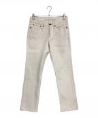 Denhamデンハム）の古着「ホワイトデニムパンツ」｜ホワイト