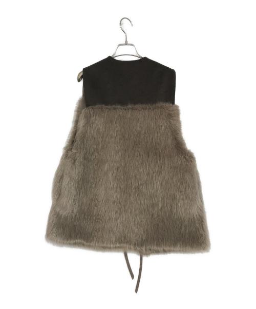 STYLE DELI（スタイルデリ）STYLE DELI (スタイルデリ) ボリュームファーベスト ブラウン サイズ:Fの古着・服飾アイテム