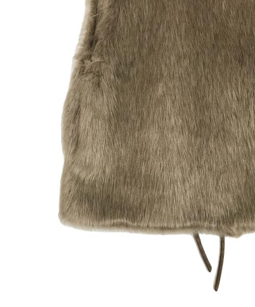 STYLE DELI（スタイルデリ）STYLE DELI (スタイルデリ) ボリュームファーベスト ブラウン サイズ:Fの古着・服飾アイテム