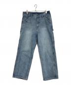 NAUTICAノーティカ）の古着「ワイドペインターデニムパンツ」｜ブルー