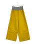 BEARDSLEY（ビアズリー）の古着「ウエストリブリネンパンツ」｜イエロー