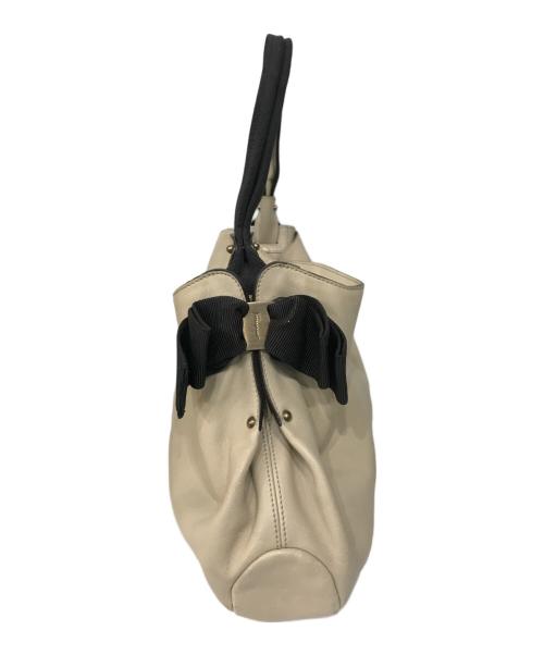 Salvatore Ferragamo（サルヴァトーレ フェラガモ）Salvatore Ferragamo (サルヴァトーレ フェラガモ) ワンショルダーバッグ ベージュの古着・服飾アイテム