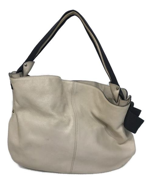 Salvatore Ferragamo（サルヴァトーレ フェラガモ）Salvatore Ferragamo (サルヴァトーレ フェラガモ) ワンショルダーバッグ ベージュの古着・服飾アイテム