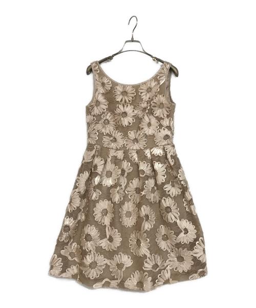 GRACE CLASS（グレースクラス）GRACE CLASS (グレースクラス) ミニワンピース ベージュ サイズ:36の古着・服飾アイテム