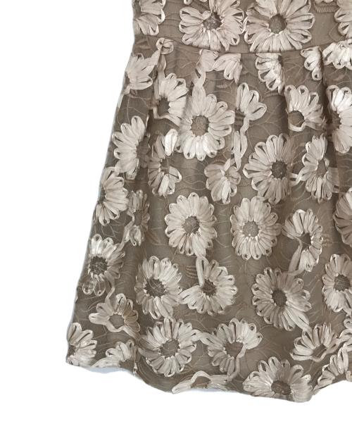 GRACE CLASS（グレースクラス）GRACE CLASS (グレースクラス) ミニワンピース ベージュ サイズ:36の古着・服飾アイテム