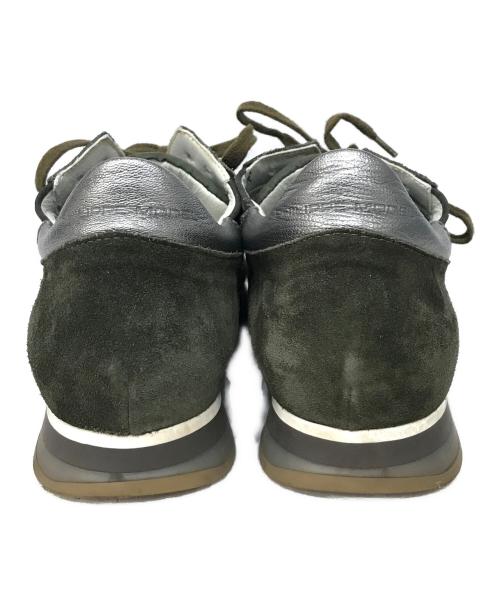 PHILIPPE MODEL（フィリップ モデル）PHILIPPE MODEL (フィリップ モデル) ローカットスニーカー グリーン サイズ:42の古着・服飾アイテム