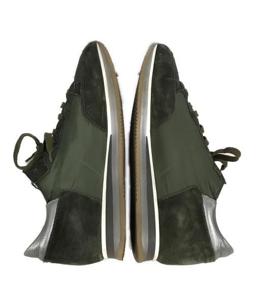 PHILIPPE MODEL（フィリップ モデル）PHILIPPE MODEL (フィリップ モデル) ローカットスニーカー グリーン サイズ:42の古着・服飾アイテム