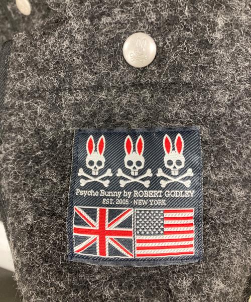 Psycho Bunny（サイコ バニー）Psycho Bunny (サイコ バニー) ウールジャケット ブラック サイズ:Lの古着・服飾アイテム