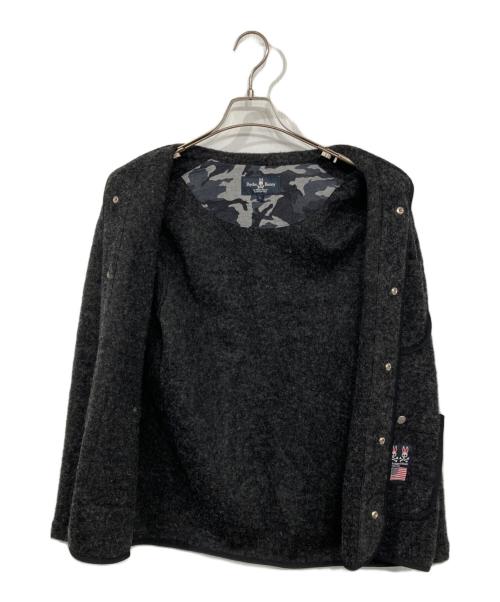 Psycho Bunny（サイコ バニー）Psycho Bunny (サイコ バニー) ウールジャケット ブラック サイズ:Lの古着・服飾アイテム