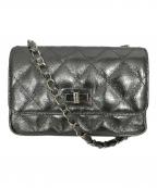 PRATOプラト）の古着「ショルダーバッグ」｜シルバー