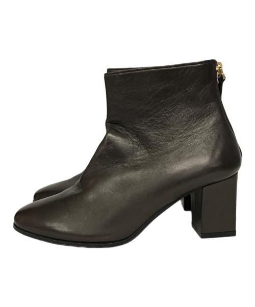 Brenta（ブレンタ）Brenta (ブレンタ) ショートヒールブーツ ブラウン サイズ:35の古着・服飾アイテム